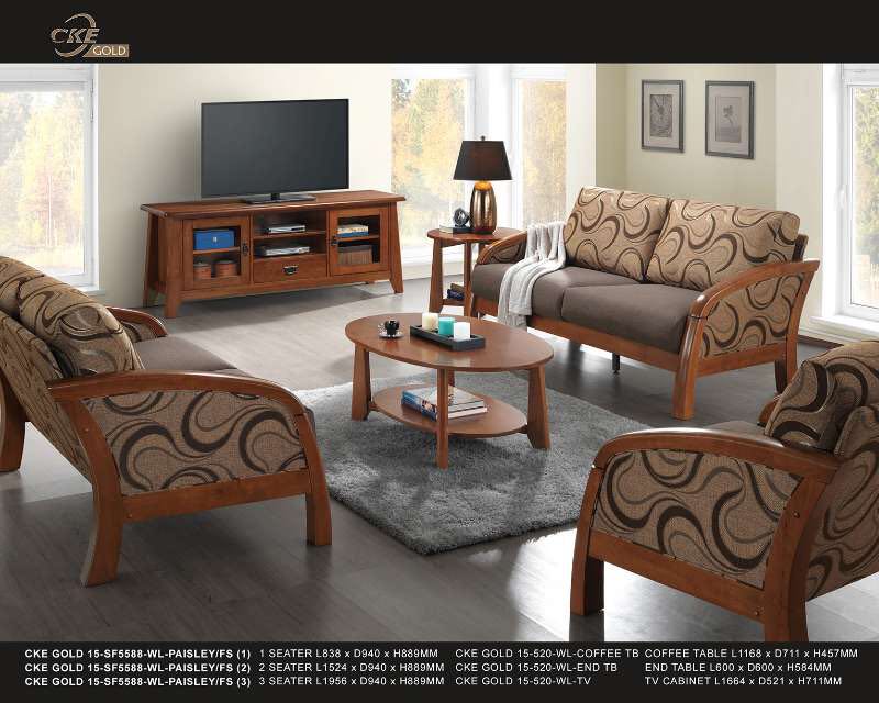 Wooden Sofa Cushion Set