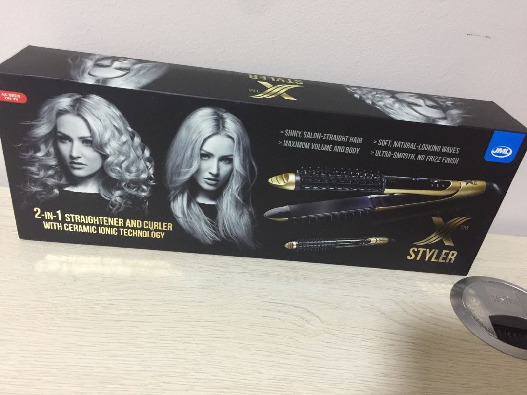 X Styler 2 In 1 Hair Straightener And Curler