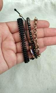 ALDO bracelet set black