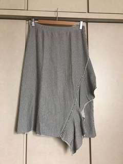 Zara striped skirt