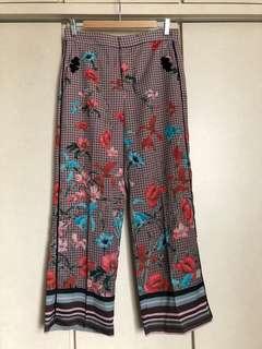 Zara floral pants