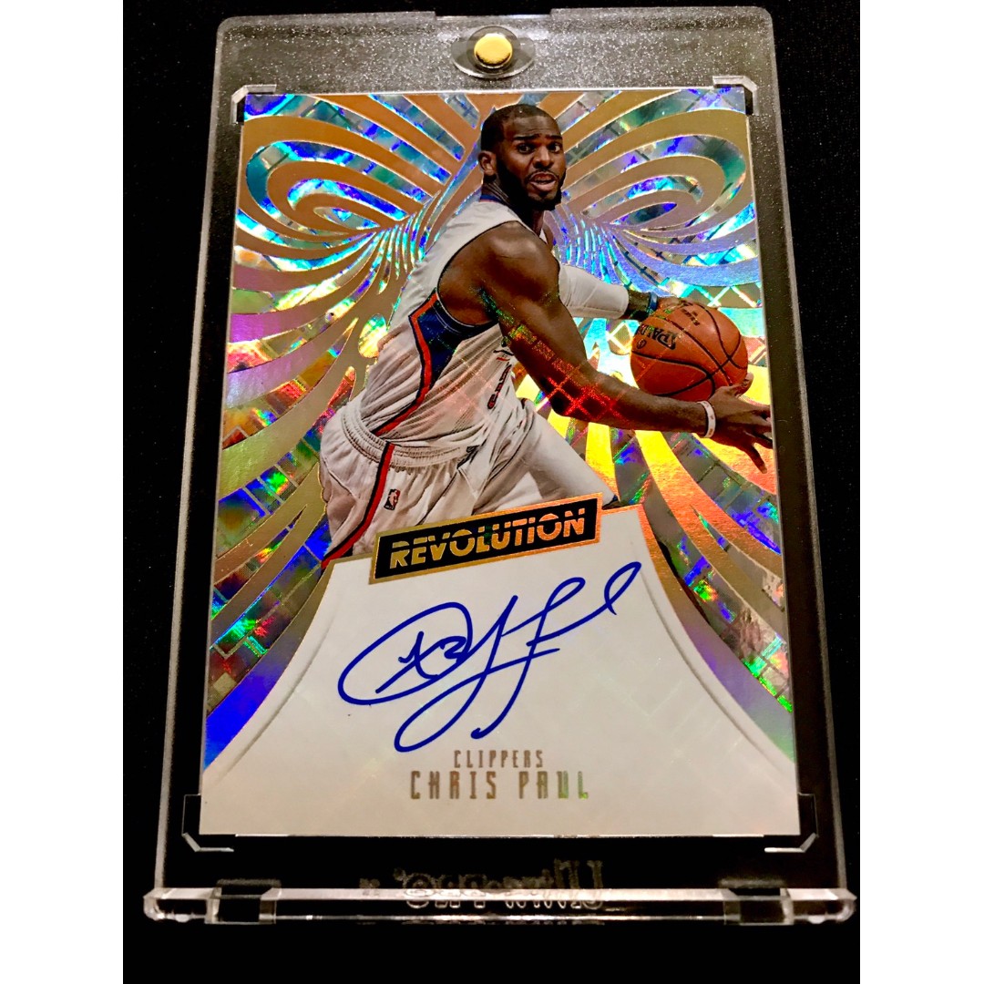 Chris paul autographed basketball sales