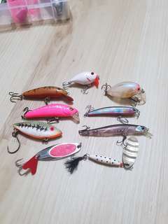 Vintage Luhr Jensen Bass Oreno Shore Minnow set tag shimano daiwa fishing  lures abu garcia ima jackall duel yozuri duo jigging