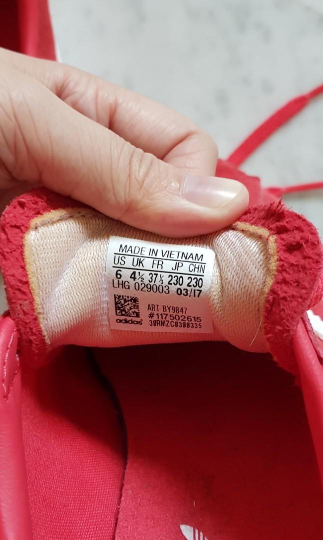 Adidas 37 2025 us red