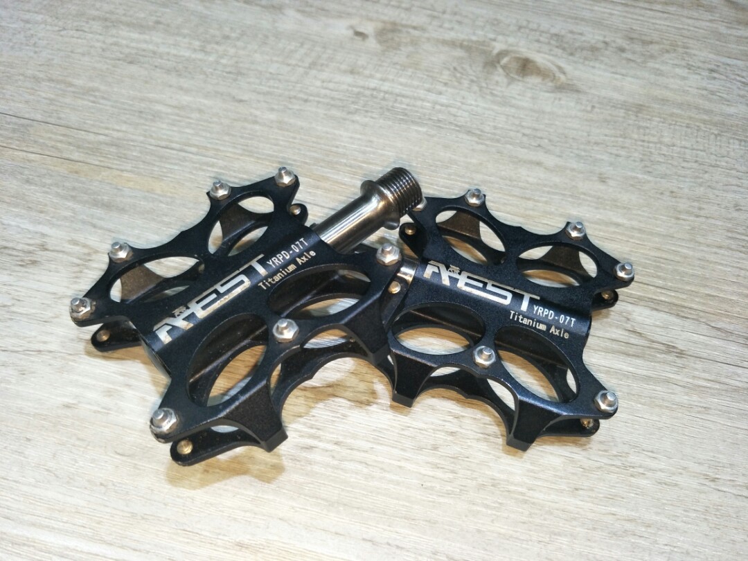 Aest pedals on sale titanium