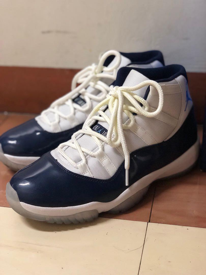 Air Jordan 11 Retro University Blue Carolina Men s Fashion