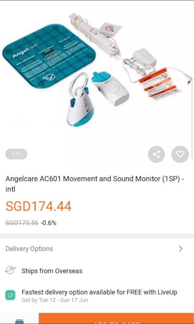 Angelcare sale monitor ac601