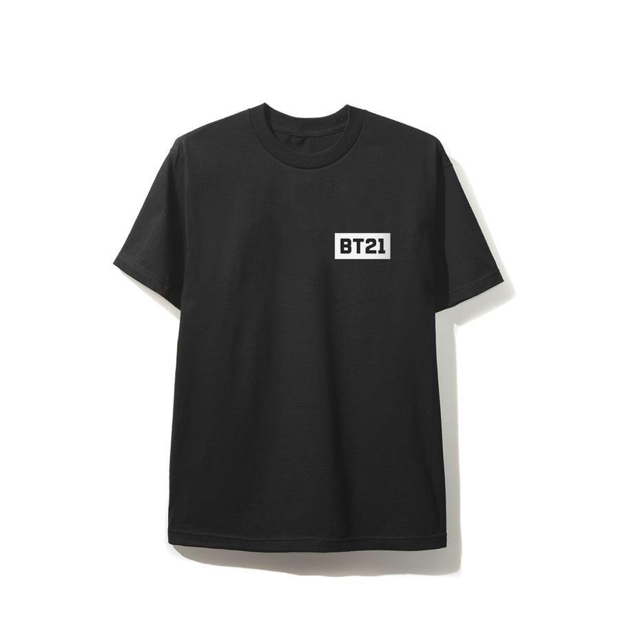 ASSC X BT21 Collab - Peekaboo Black Tee, Men's Fashion, Tops ...