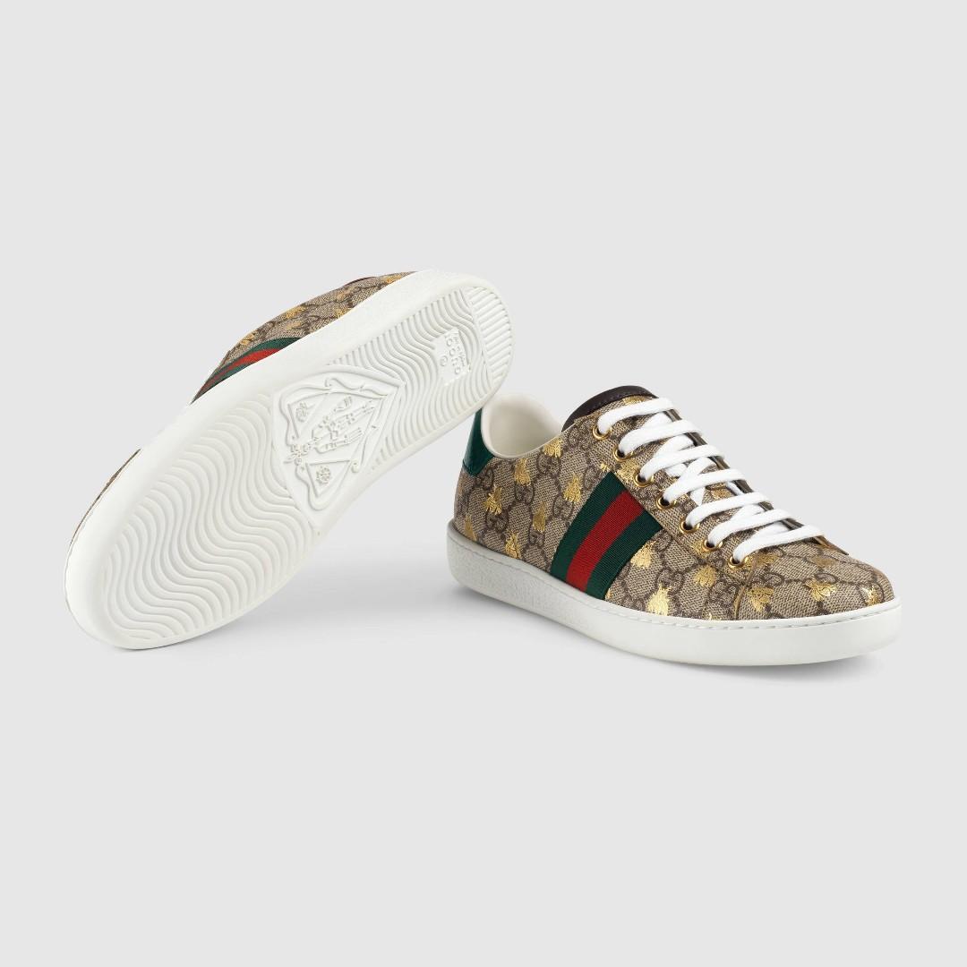 ace gg supreme sneaker with bees