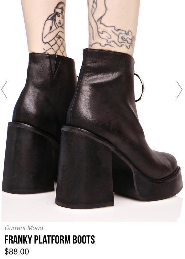 Current mood franky platform boots cheap