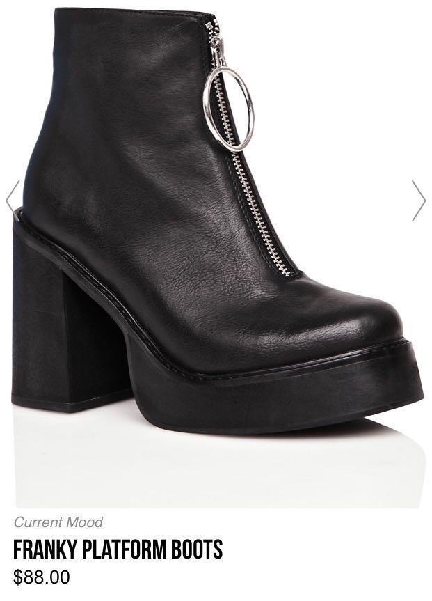 Current mood franky platform boots outlet