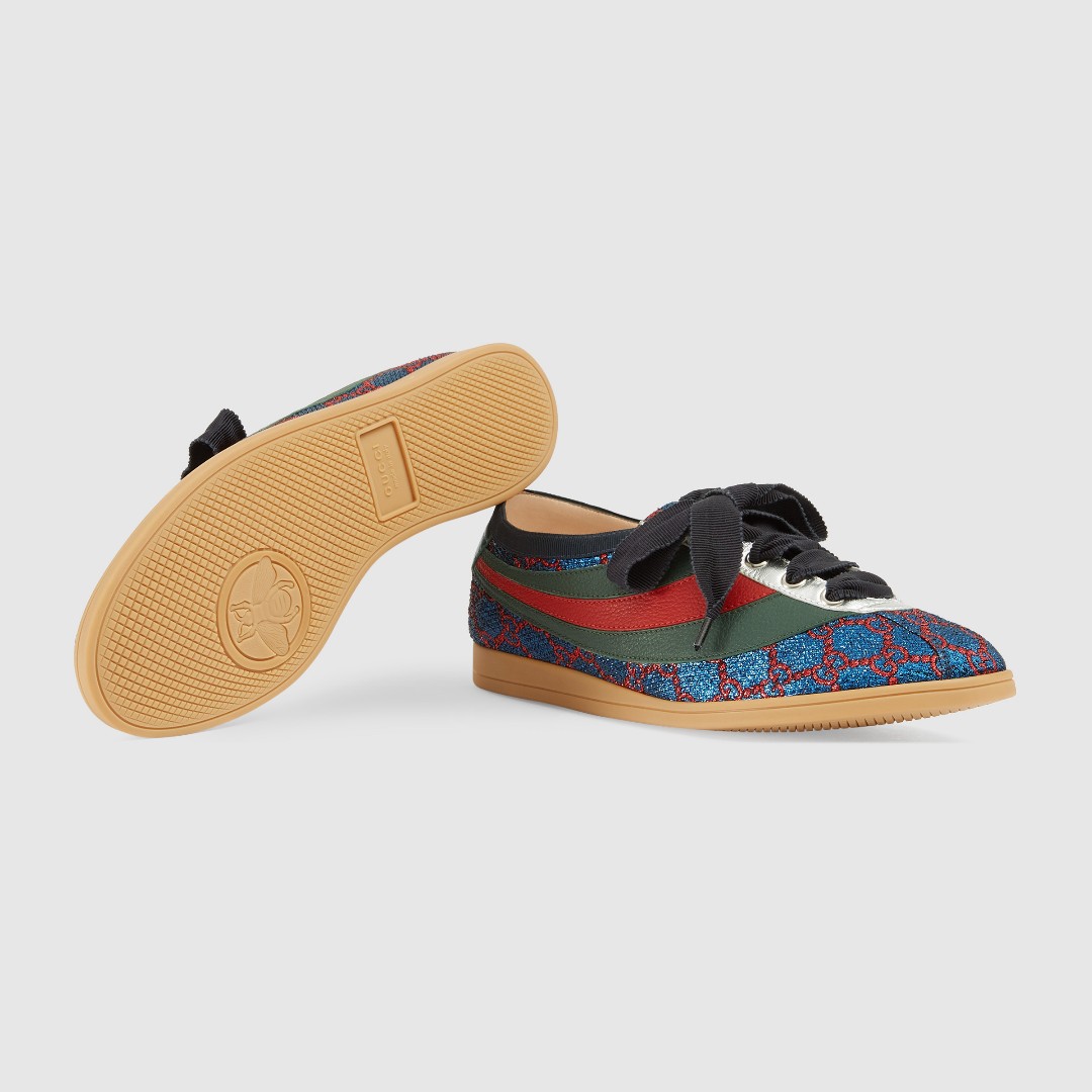 falacer lurex gg sneaker with web
