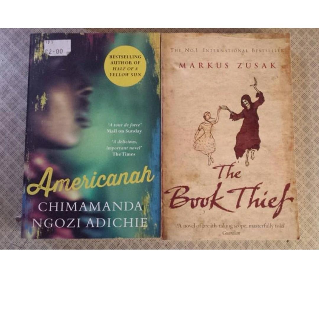 Book Thief + Americanah Bundle Markus Zusak and Chimamanda Ngozi ...