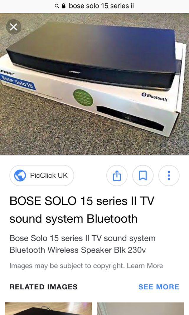 Bose Solo 15 Series Ii Soundbar Electronics Audio On Carousell