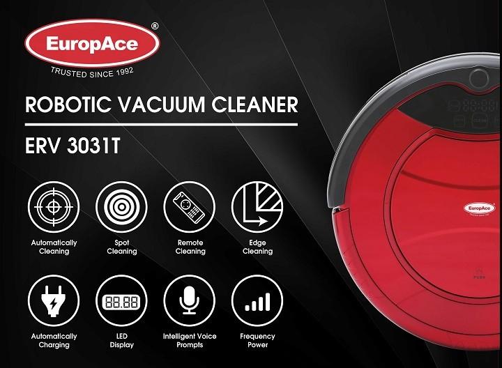 Brand new EuropAce ERV 3031T robotic vacuum cleaner, TV & Home