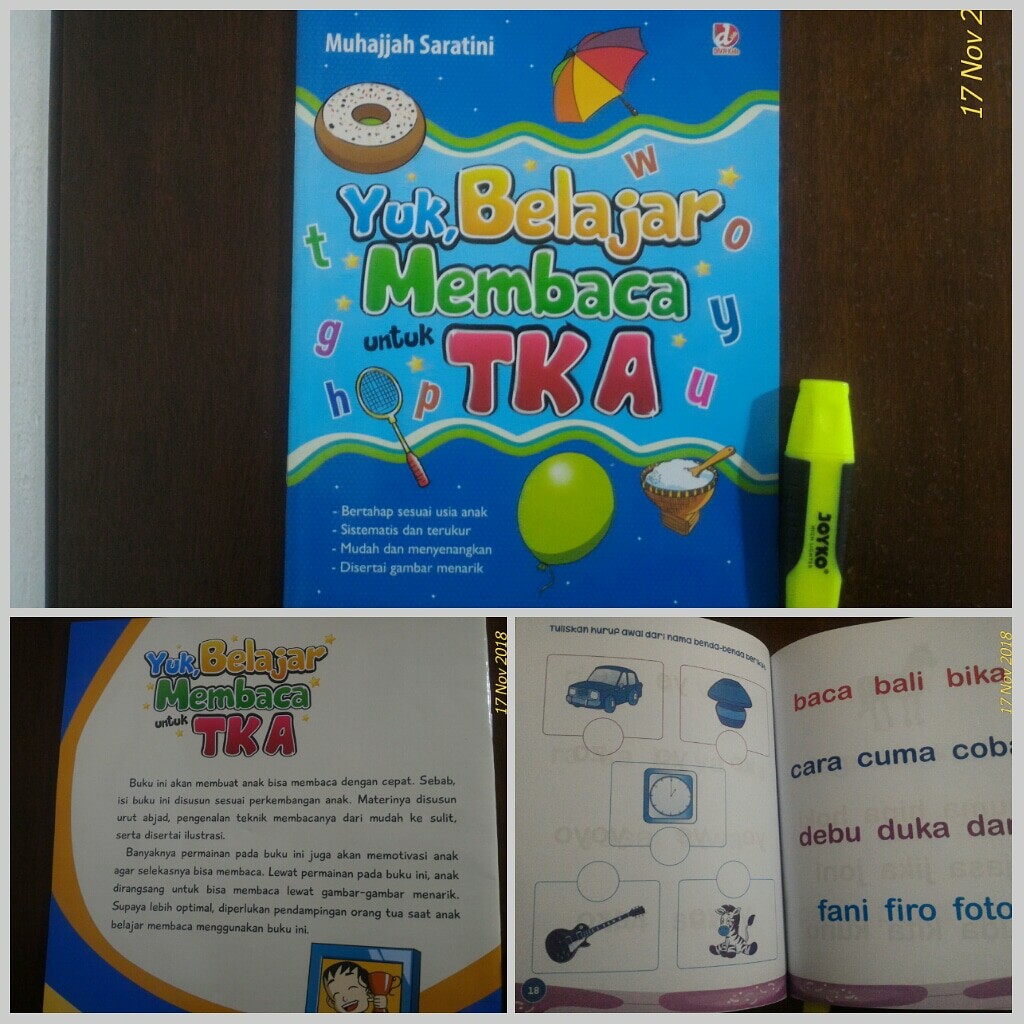 Buku Anak Yuk Belajar Membaca Untuk Tk A Buku Alat Tulis Buku Anak Anak Di Carousell