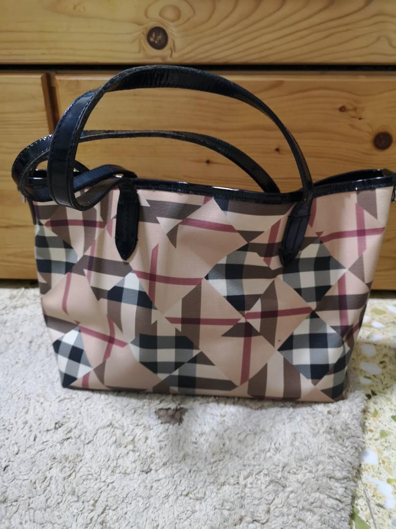 burberry clear bag