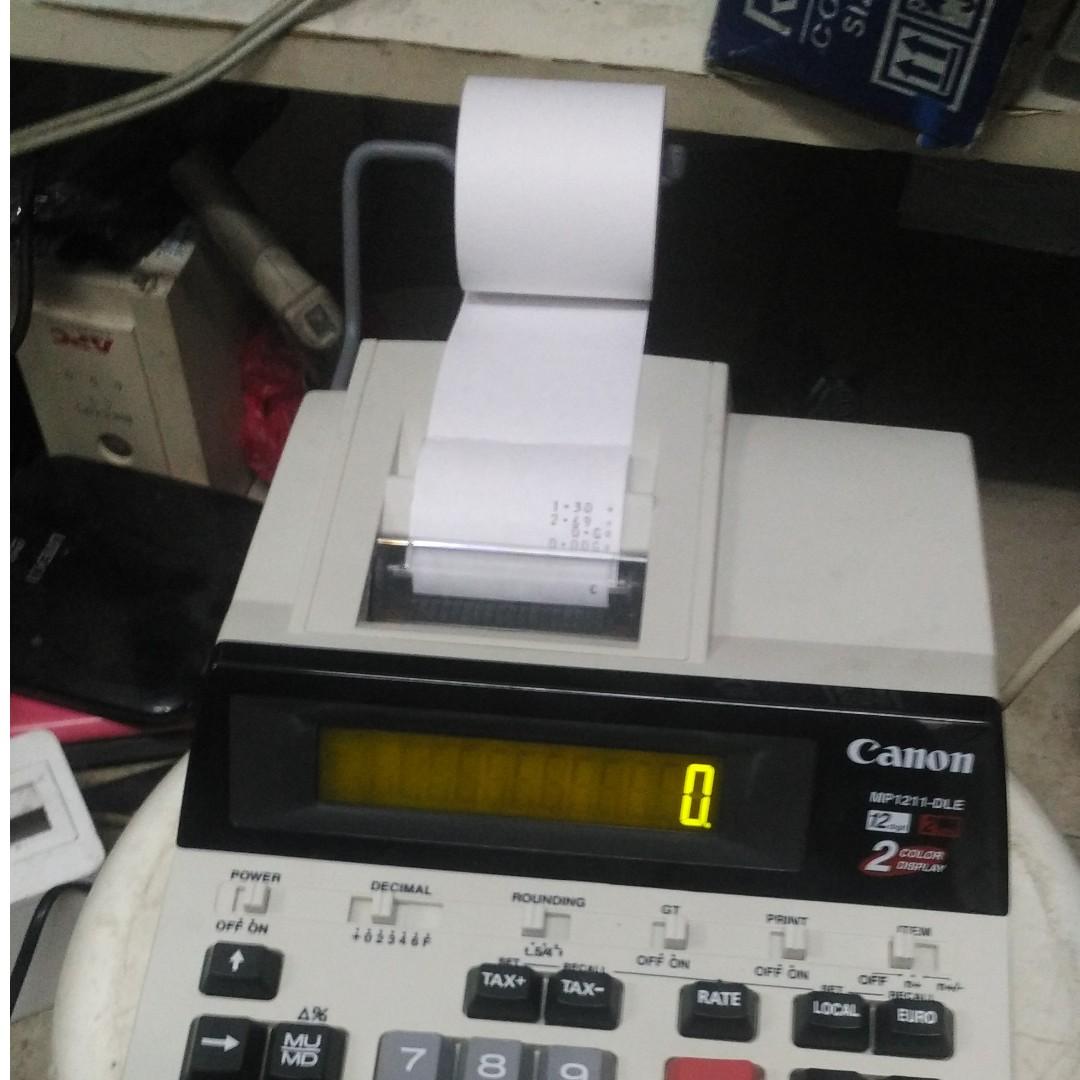 CANON Receipt Printing Calculator, Everything Else, Others on Carousell