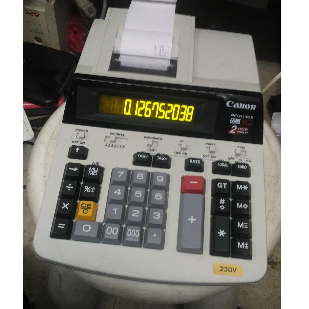 CANON Receipt Printing Calculator, Everything Else, Others on Carousell