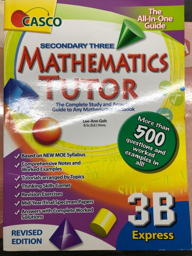 Casco Mathematics Tutor 3b Books Stationery Textbooks