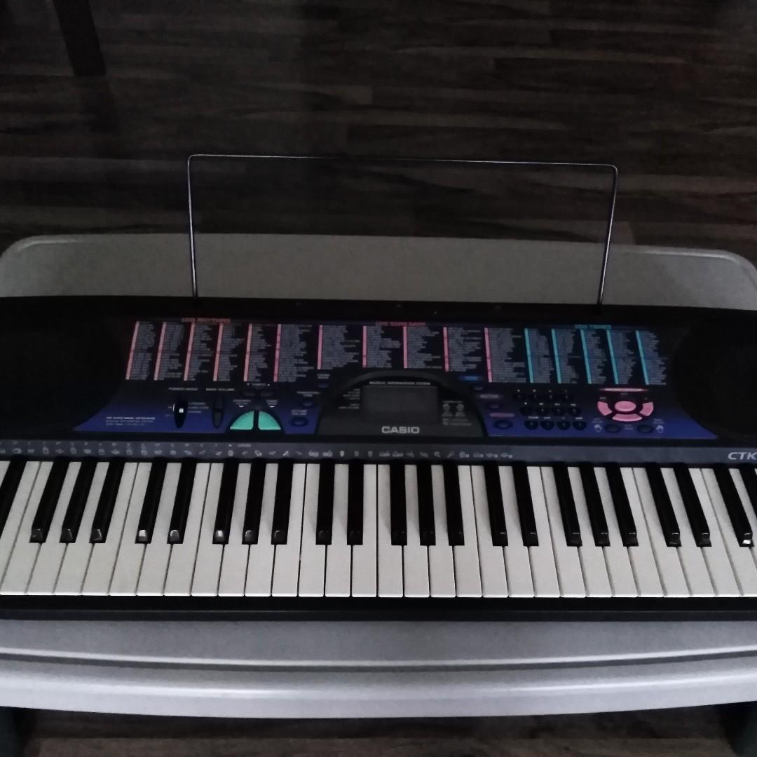 Keyboard casio ctk 495 sales