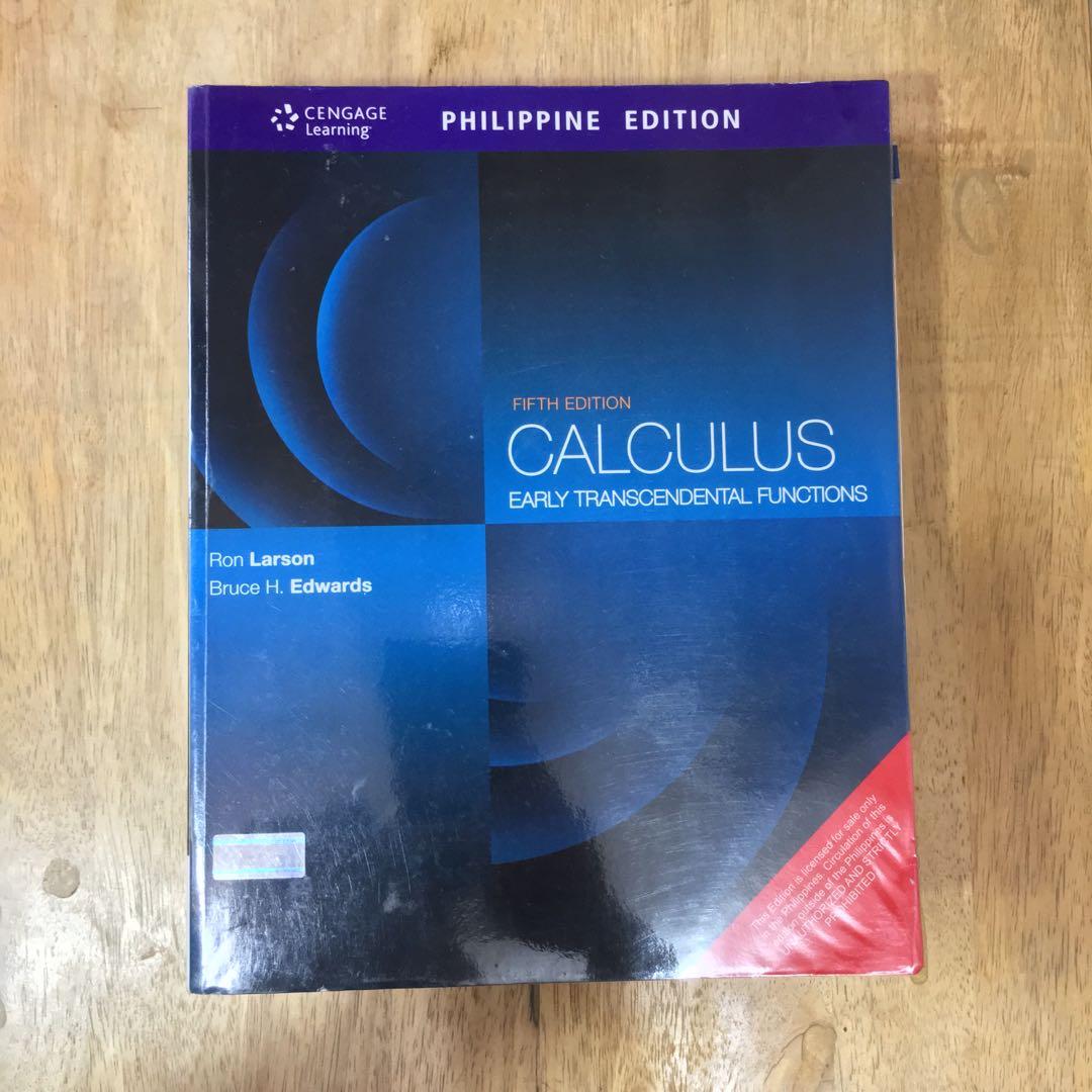 Cengage Calculus By Ron Larson Bruce H Edwards Textbooks On Carousell