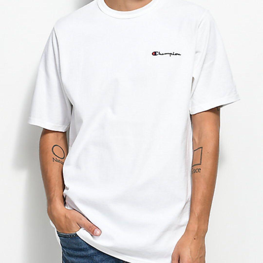 EMBROIDERED SCRIPT BLACK T-SHIRT 