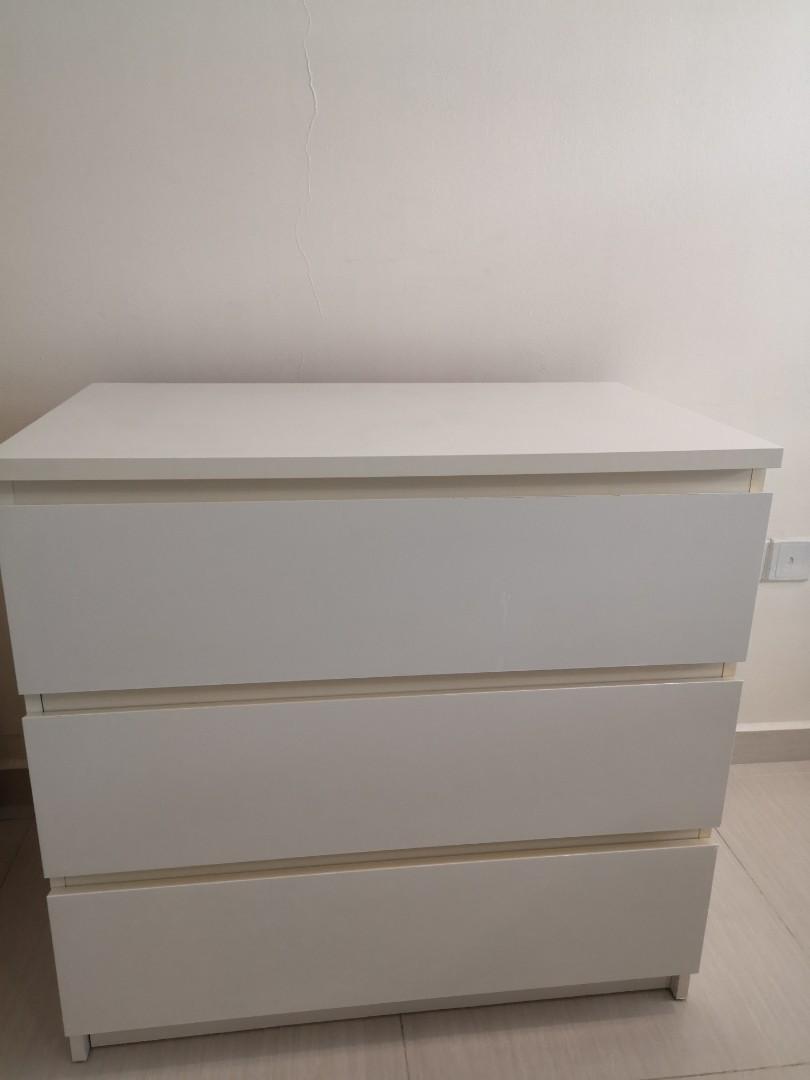 Chest Of 3 Drawers Ikea Malm Furniture Shelves Drawers On