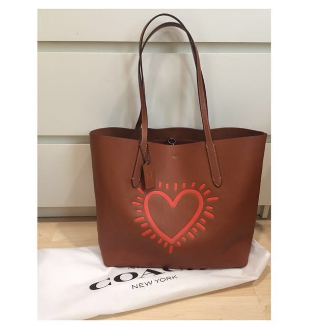 Auth COACH x Keith Haring Ltd Edition Leather Tote Bag #Bags15Off, Women's  Fashion, Bags & Wallets, Purses & Pouches on Carousell