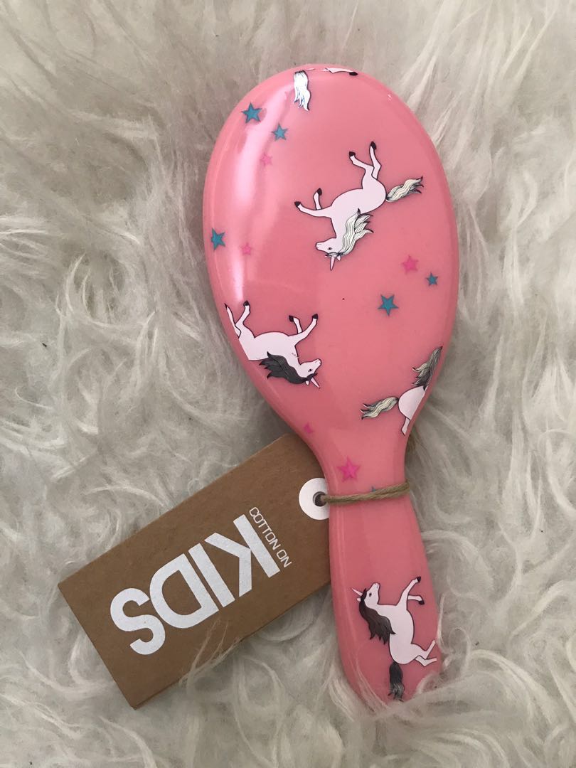 Cotton On Kids Unicorn Hair Brush Sisir Bayi Anak Baju Anak Perempuan 4 Hingga 7 Tahun Di Carousell