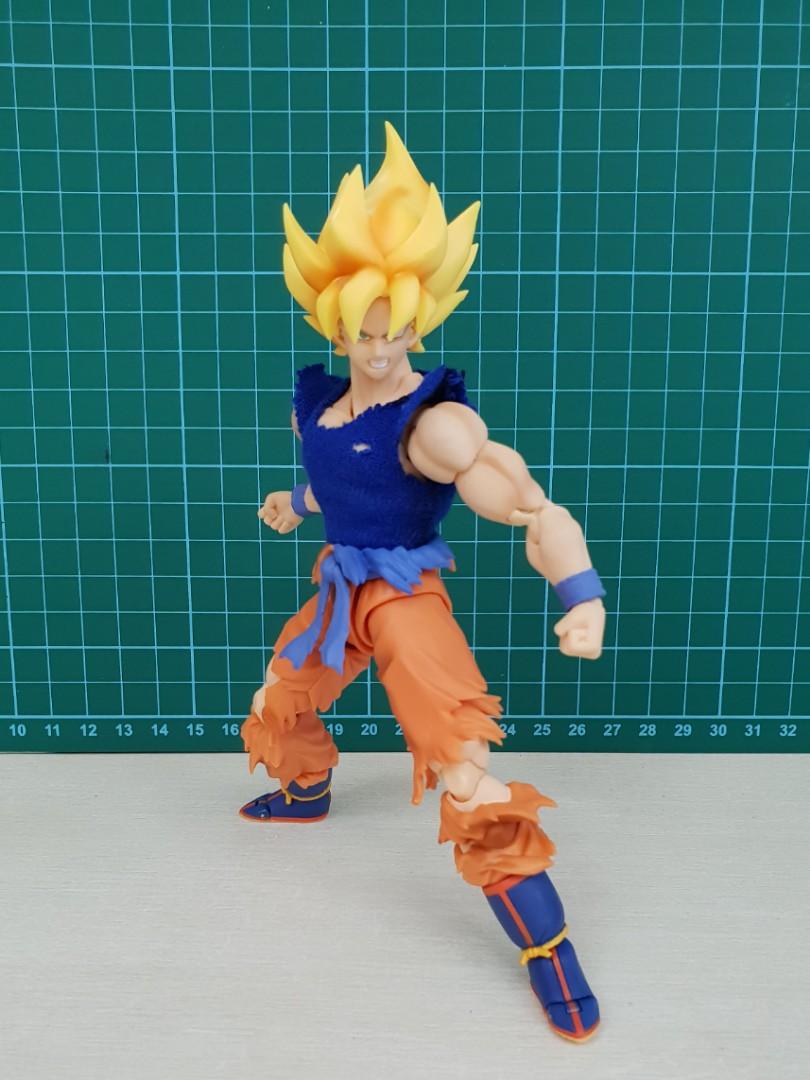 Custom Ultra Instinct Goku Dragonball SH Figuarts, Toys & Games, Bricks & Figurines on Carousell