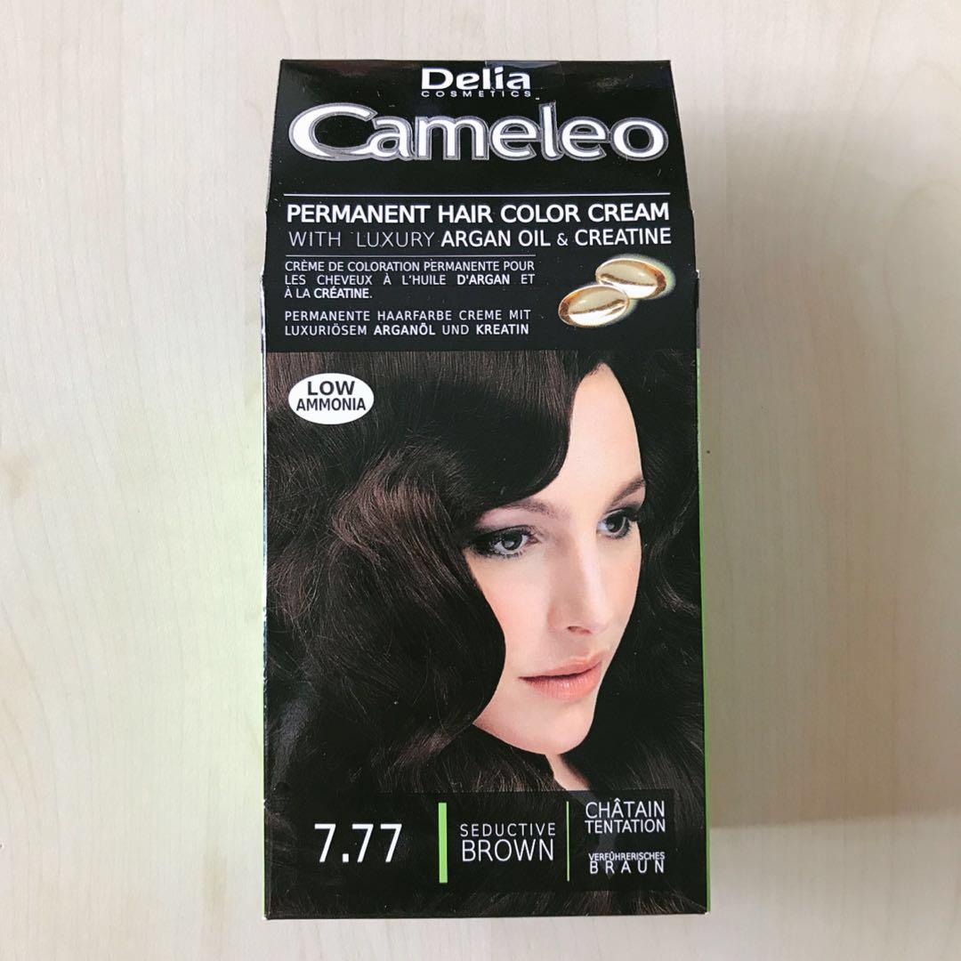 Delia Cameleo Hair Color Cream 7.77 - Seductive Brown, Beauty ...