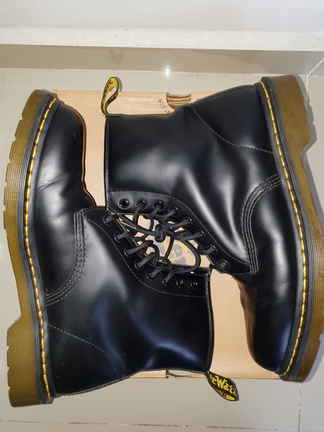 Dr Martens 1460 Black Men s Fashion Footwear Boots on Carousell