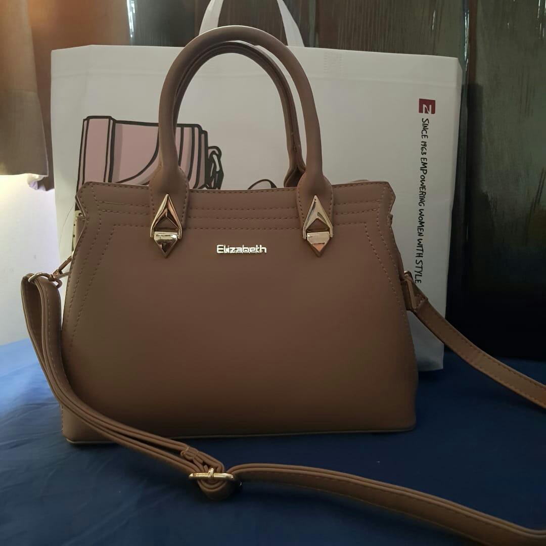 Elizabeth bags Tas Khaki Tas Peach Tas Salem Hand bag