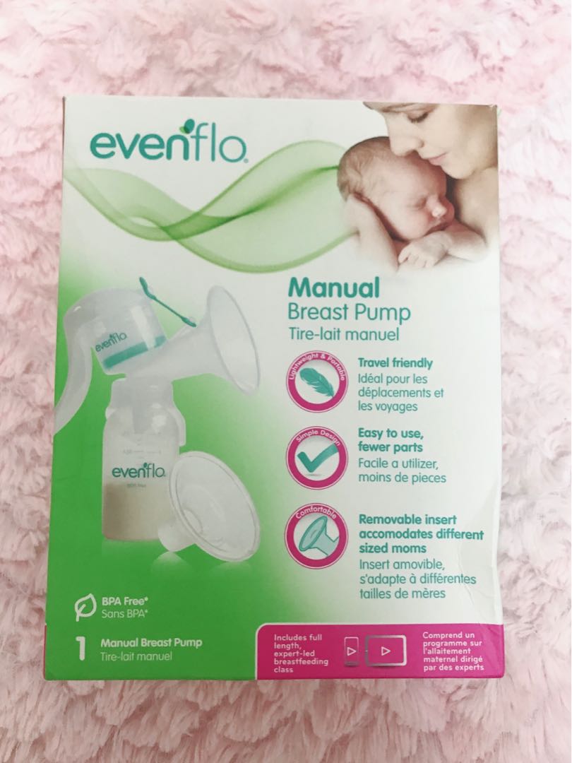 Evenflo Manual Breast Pump Babies Kids Nursing Feeding On