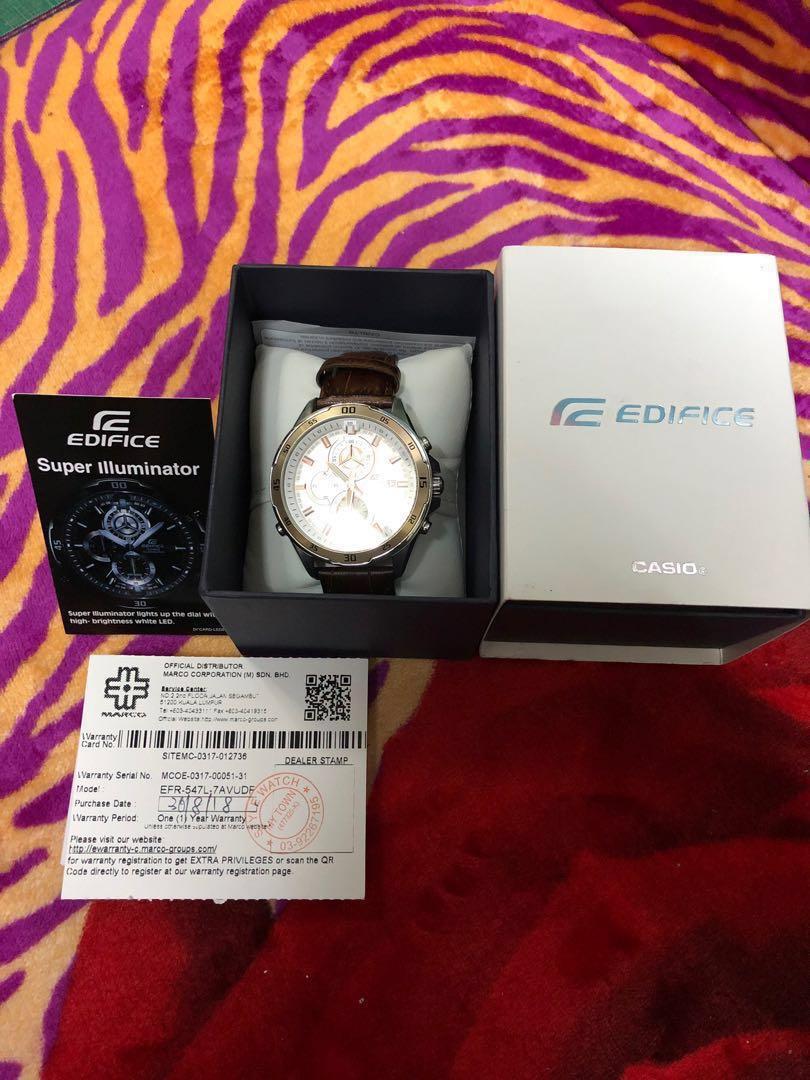 Edifice casio illuminator 5372 store