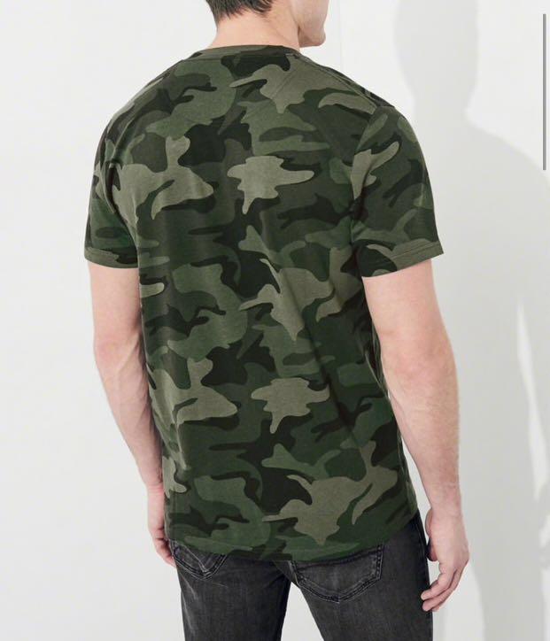 Hollister army t shirt hot sale