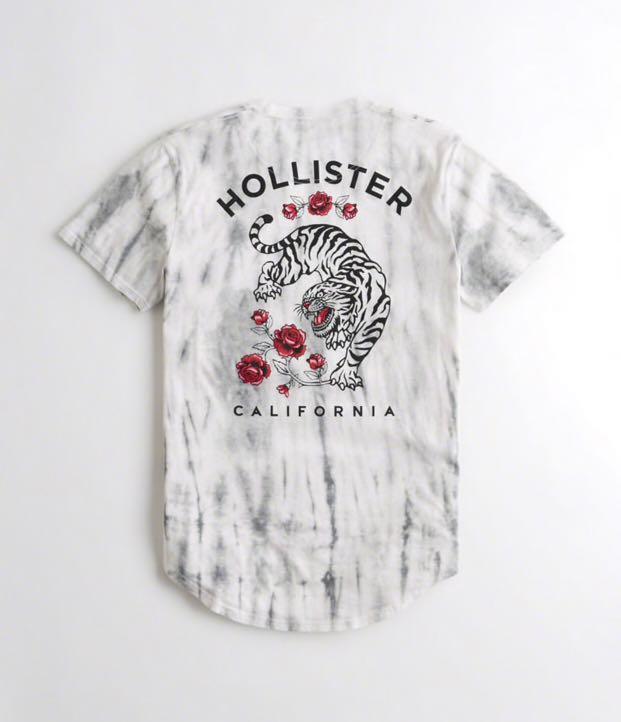 Hollister Tiger Graphic Tshirt, Men's Fashion, Sets, & Polo Shirts on Carousell