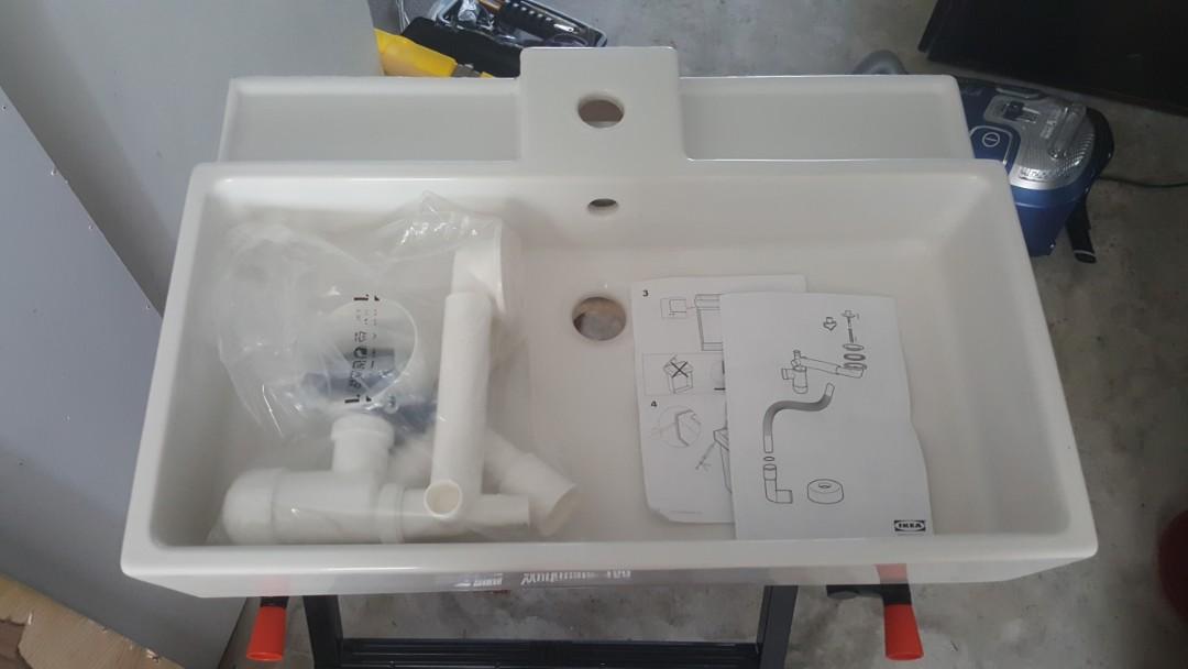 Ikea basin, Furniture & Home Living, Bathroom & Kitchen Fixtures on