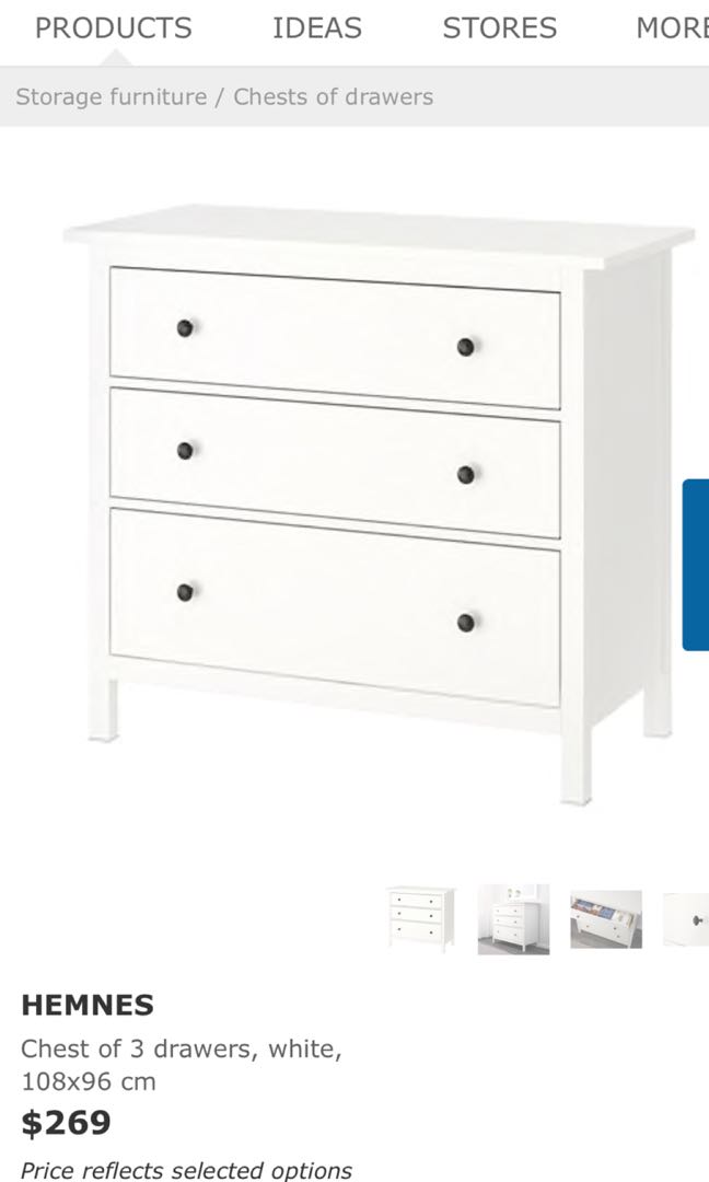 Ikea Chest of Drawers, Furniture & Home Living, Furniture, Tables