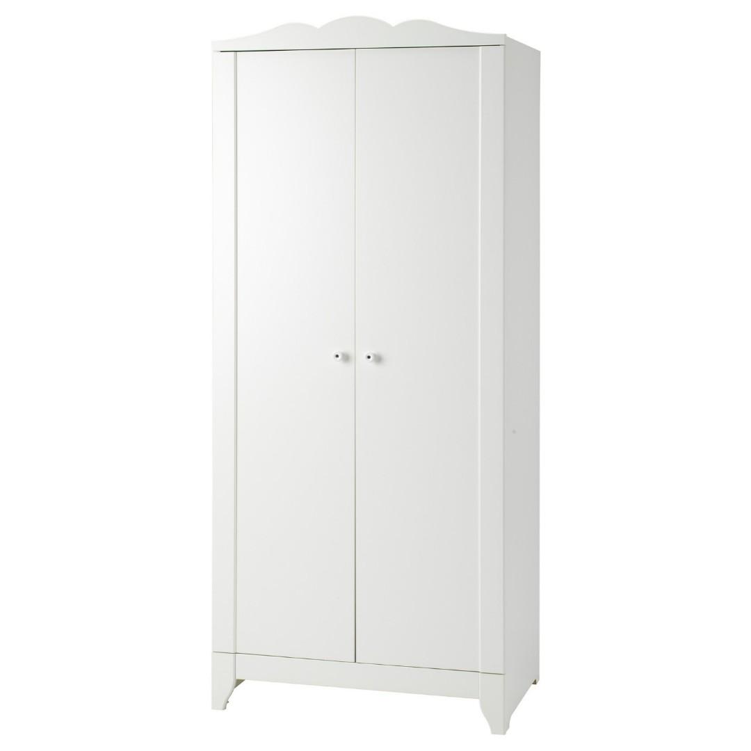 Ikea Hensvik Wardrobe White Furniture Shelves Drawers On Carousell