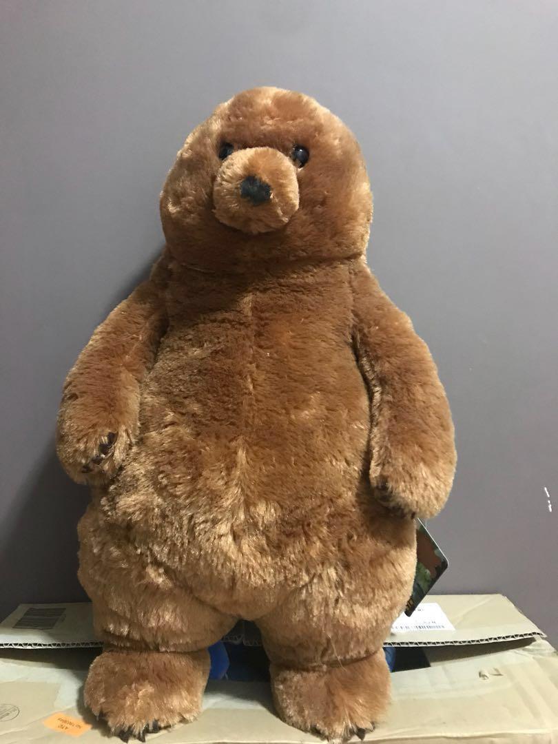 salmon the bear plush