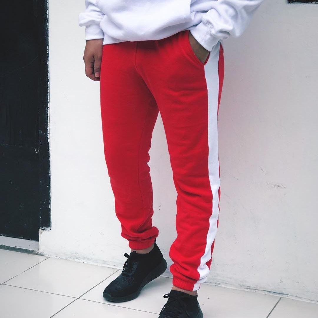 Jogger Pants H M Red Best Seller Men S Fashion Men S Clothes