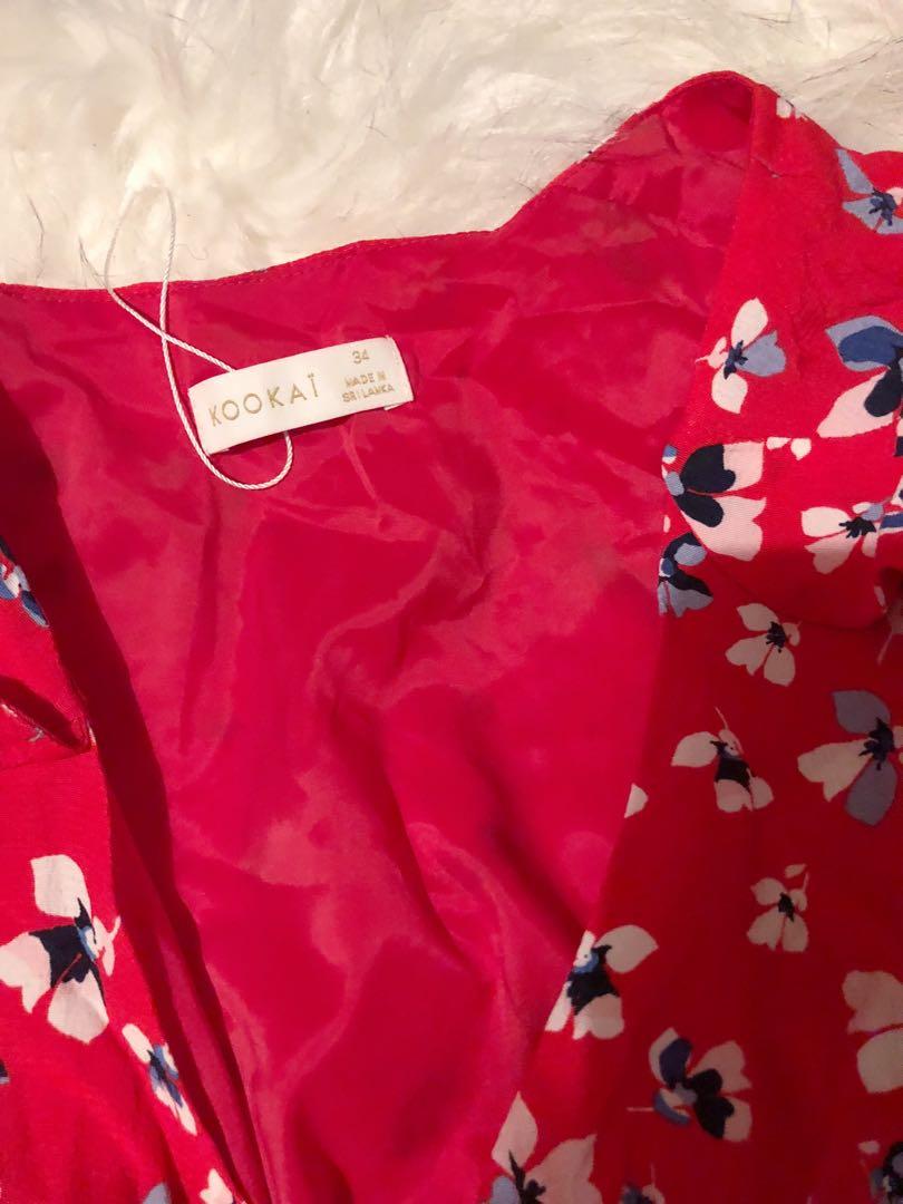 kookai delilah wrap dress