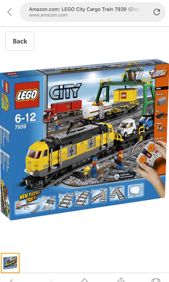 LEGO cargo train set 7939 Hobbies Toys Toys Games on Carousell