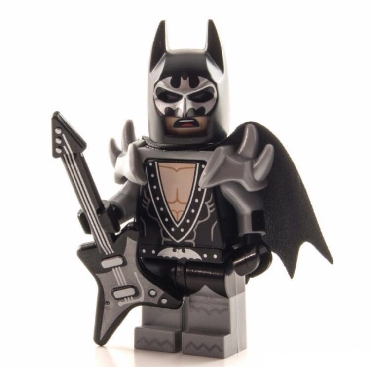 Lego Glam Metal Batman 71017 Batman Movie Series 1 Rocker Rock Music,  Hobbies & Toys, Toys & Games on Carousell