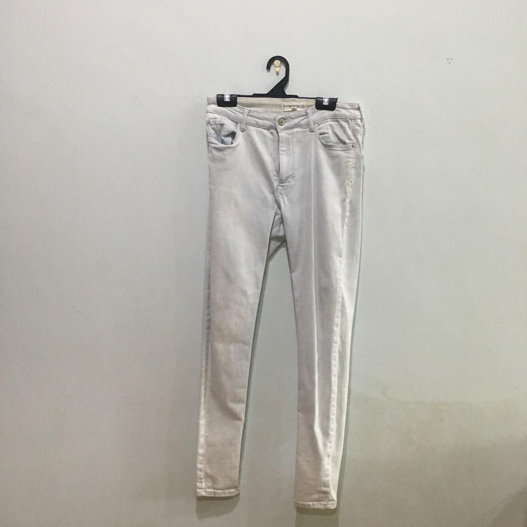 white washed pants
