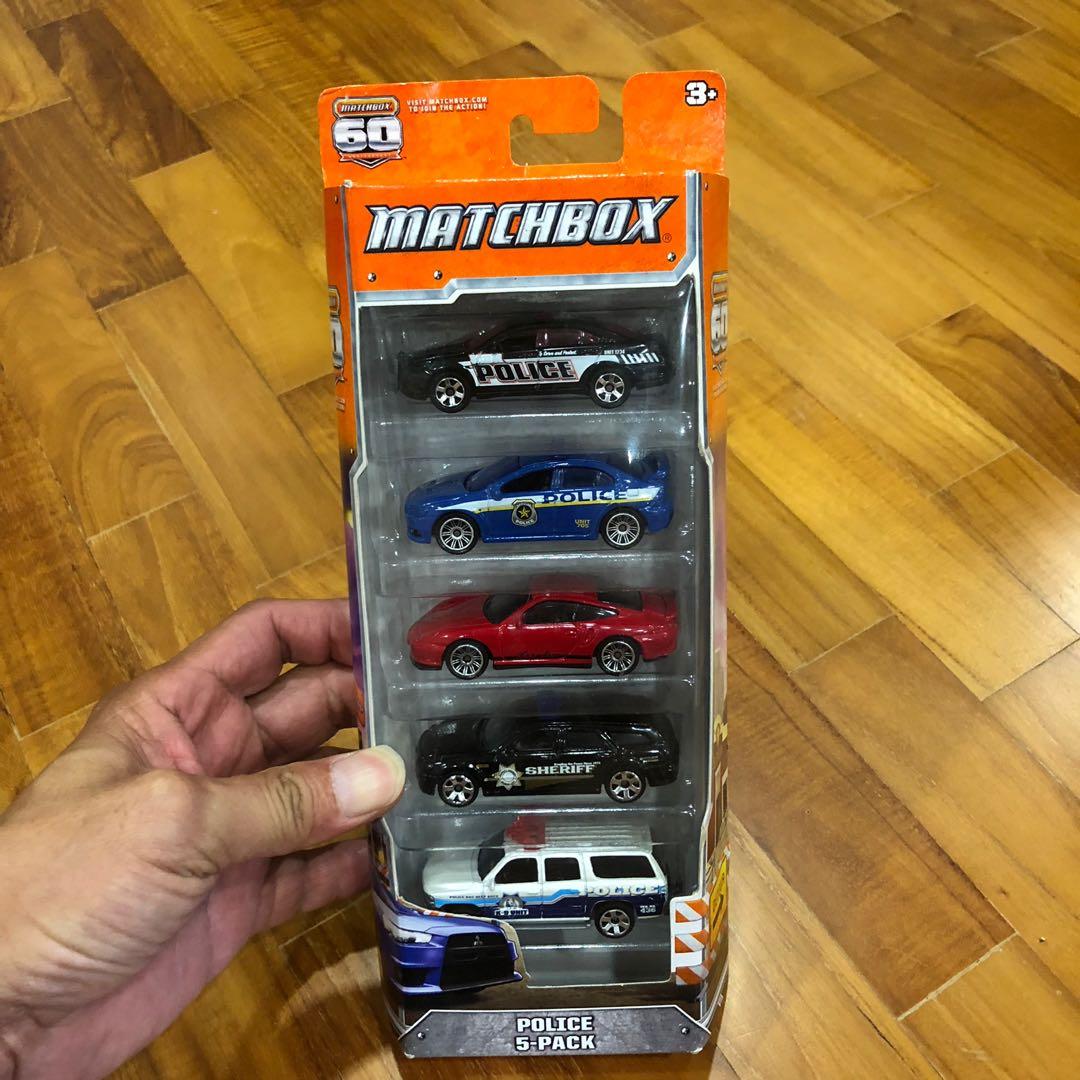 matchbox 5 pack police