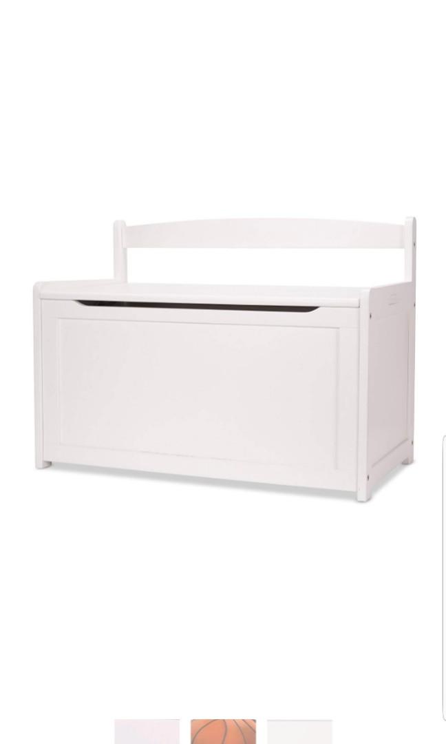 Melissa Doug Toy Chest Toy Storage White Expresso Brown Blonde