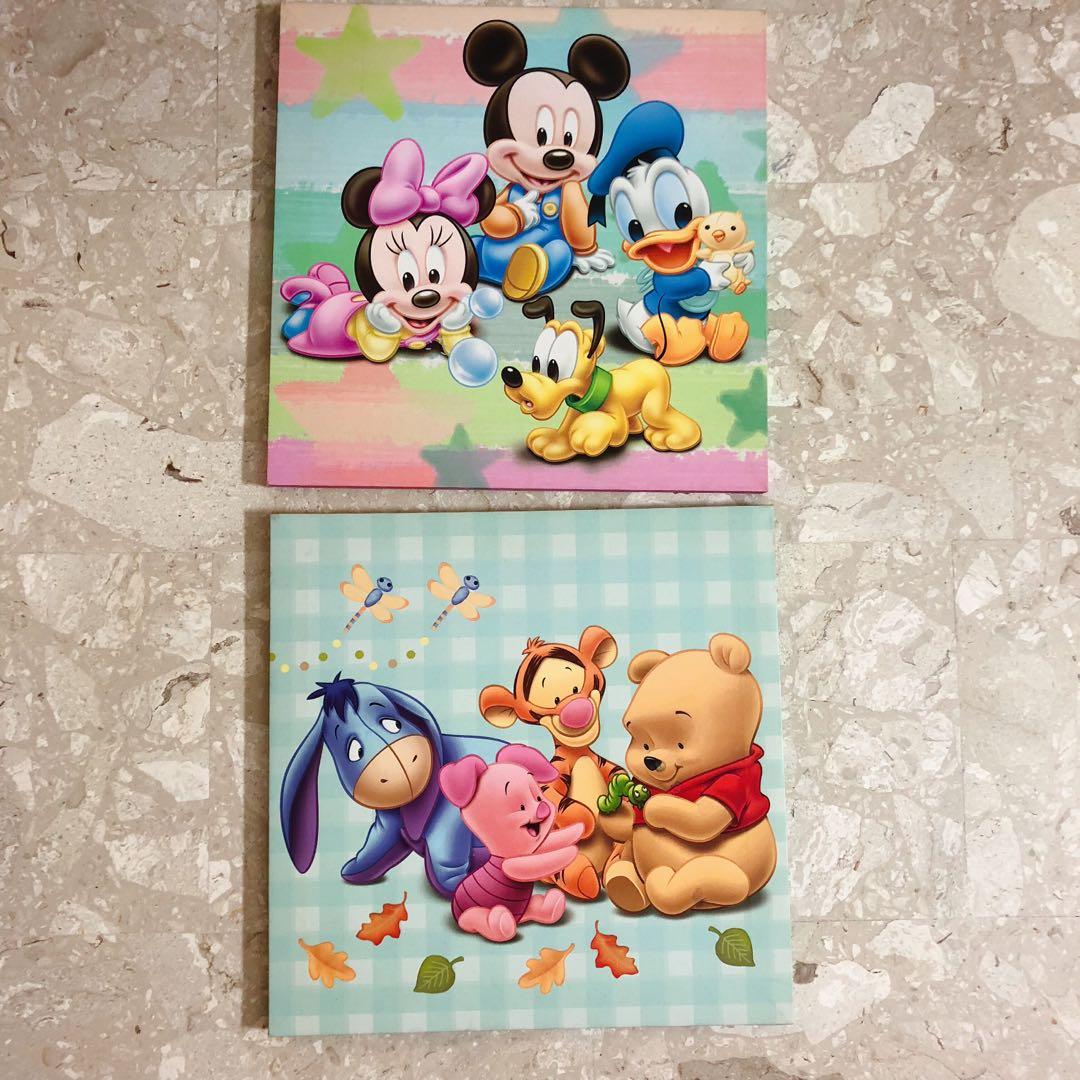 Mickey Mouse Winnie The Pooh Art Prints On Canvas Painting